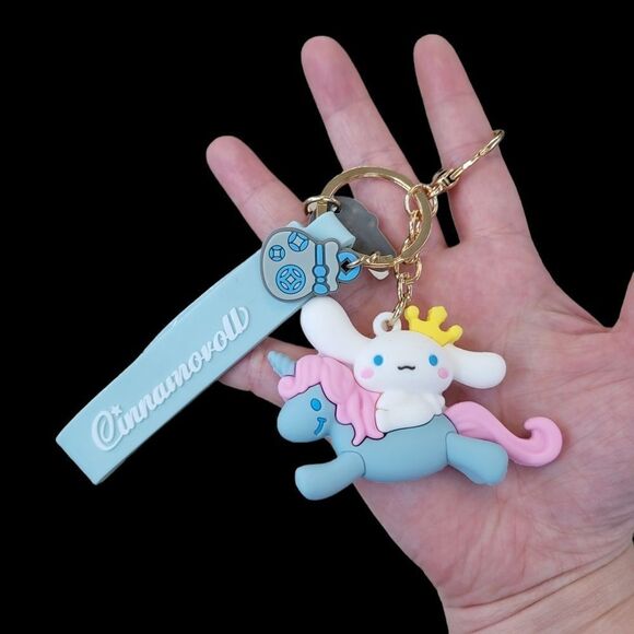 Brand New Sanrio Cinnamoroll Blue Pony Keychain - Picture 1 of 4